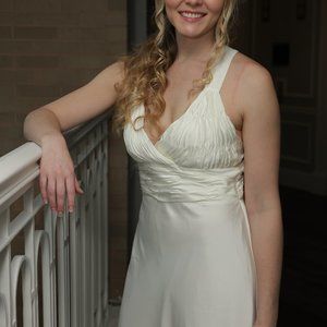 Calvin Klein Satin Sheath Dress